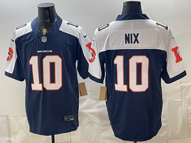 Men 2026 Denver Broncos #10 Nix blue Nike Limited NFL Jersey 0901001->denver broncos->NFL Jersey
